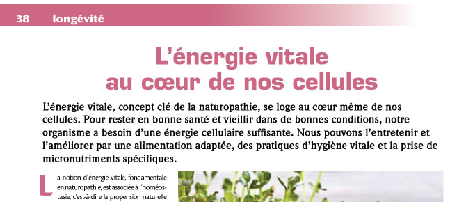 Oxincell- article naturopathie BC titre